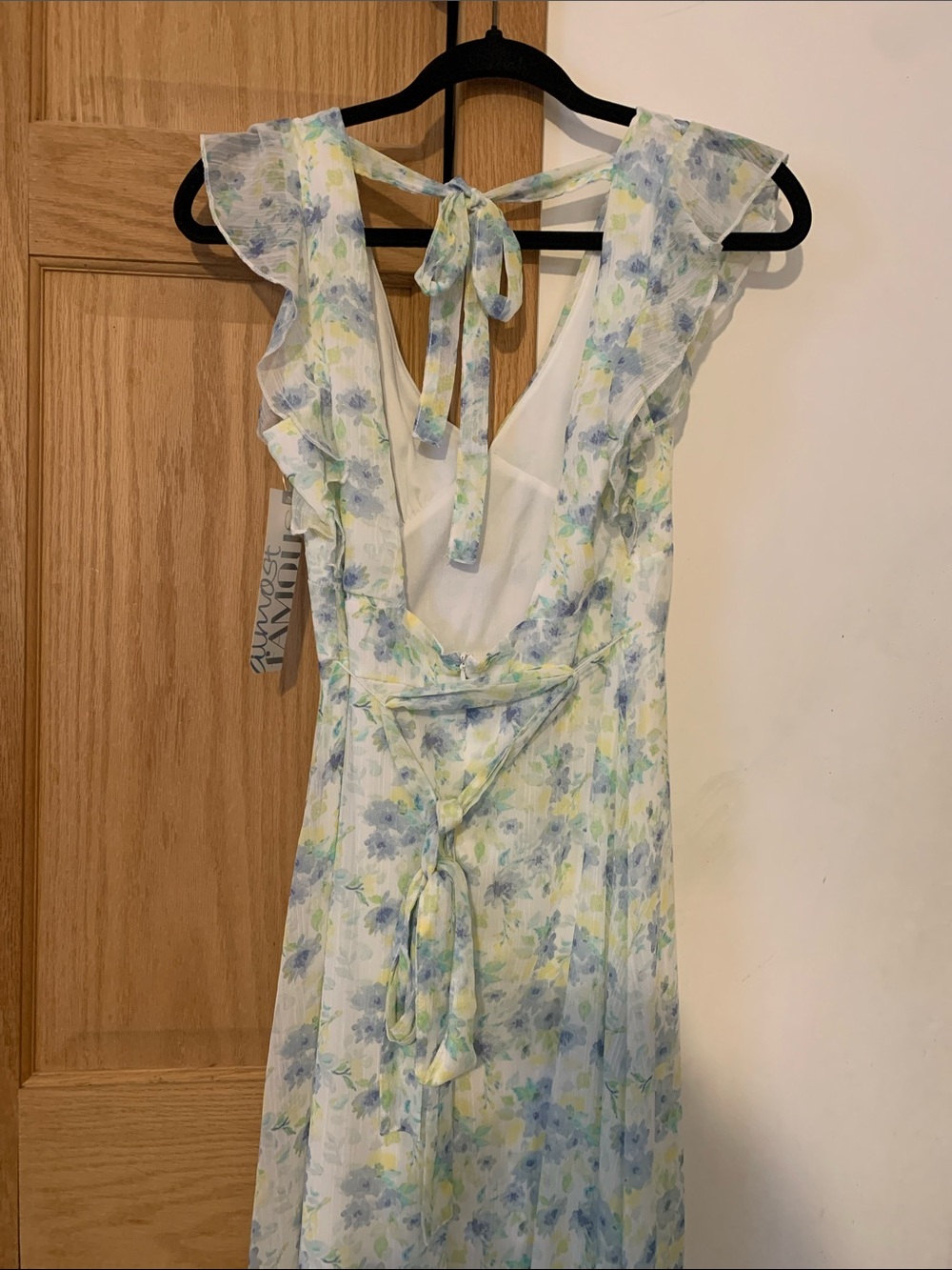 Ruffle Floral Maxi Dress - Picture 4 of 6